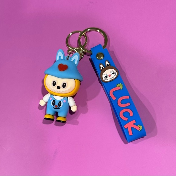 Plastic Labubu Bag filled with 10 Key Chains - Picture 10 of 16